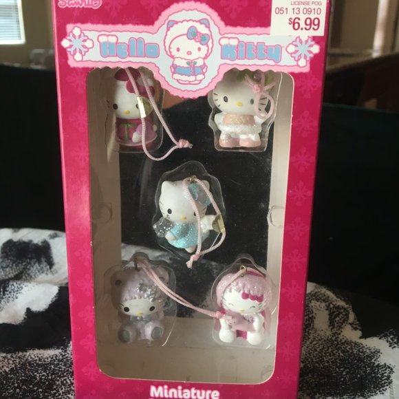 Sanrio Other - Hello Kitty Miniature Ornaments Set of 5